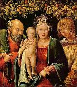Heilige Familie mit einem Engel Albrecht Altdorfer
